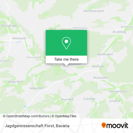 Карта Jagdgenossenschaft Forst