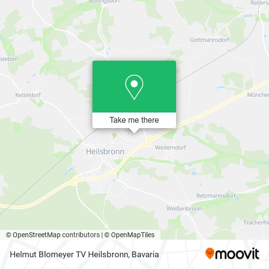 Helmut Blomeyer TV Heilsbronn map