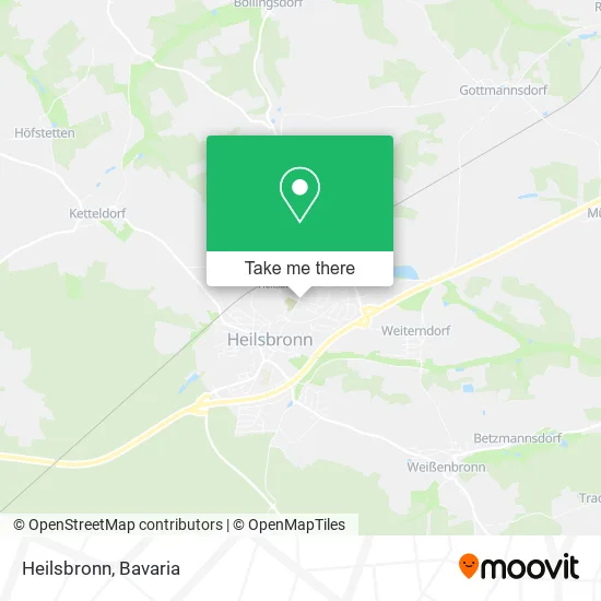 Карта Heilsbronn