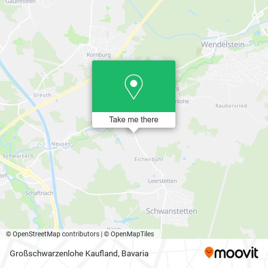 Карта Großschwarzenlohe Kaufland