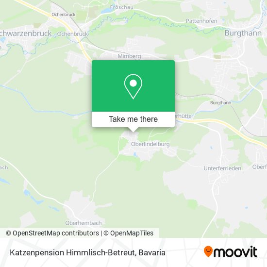 Katzenpension Himmlisch-Betreut map