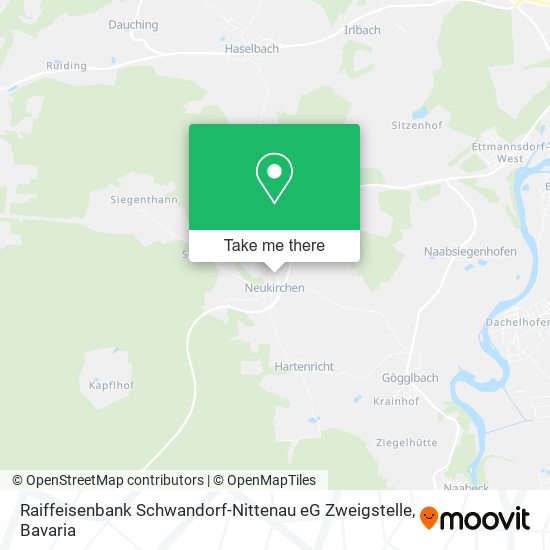 Raiffeisenbank Schwandorf-Nittenau eG Zweigstelle map