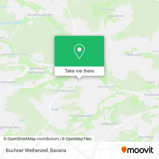 Карта Buchner Weihenzell