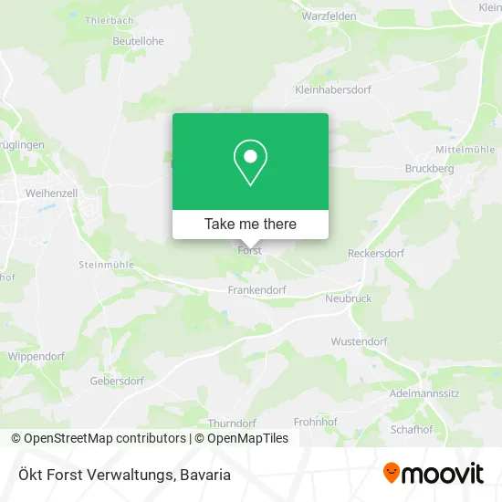 Карта Ökt Forst Verwaltungs