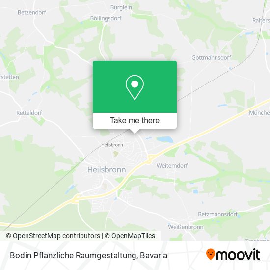 Bodin Pflanzliche Raumgestaltung map