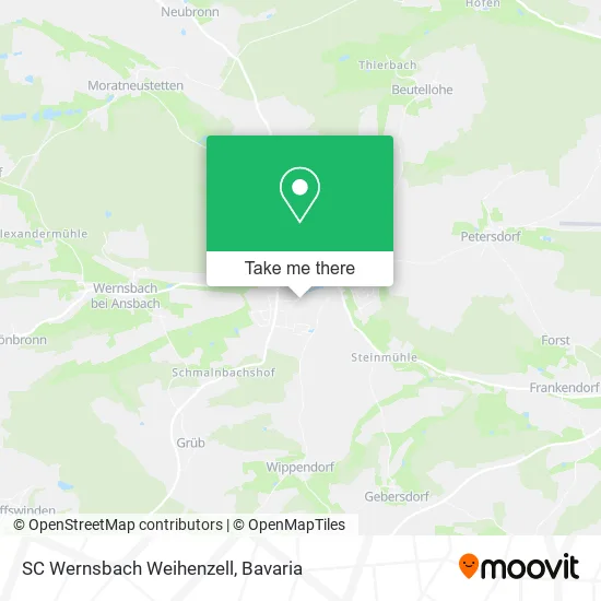 Карта SC Wernsbach Weihenzell