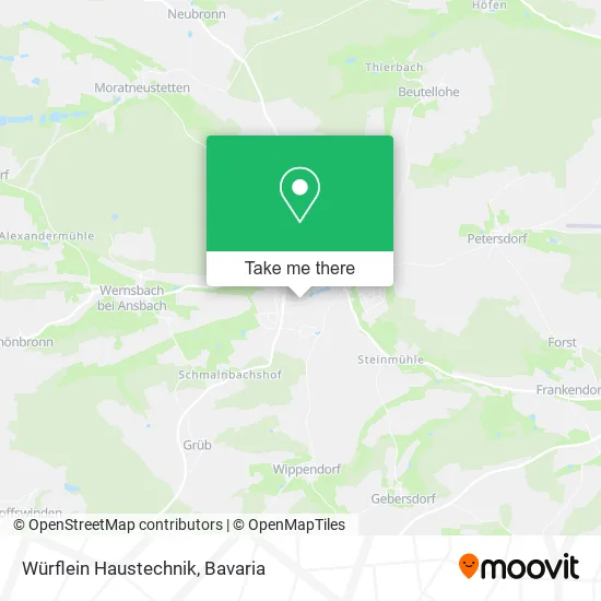 Карта Würflein Haustechnik