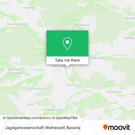 Карта Jagdgenossenschaft Weihenzell