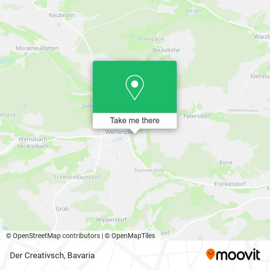 Der Creativsch map