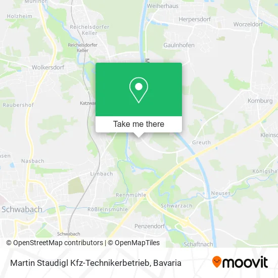 Карта Martin Staudigl Kfz-Technikerbetrieb