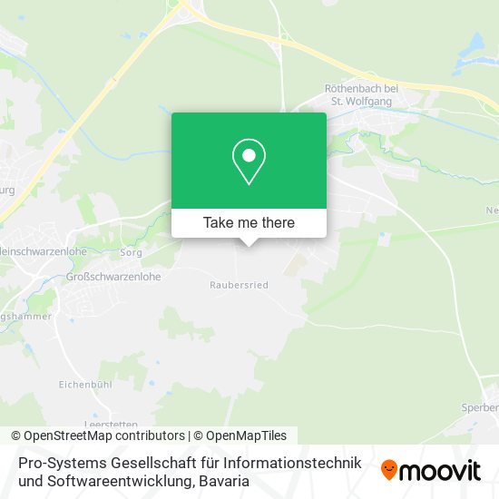 Pro-Systems Gesellschaft für Informationstechnik und Softwareentwicklung map