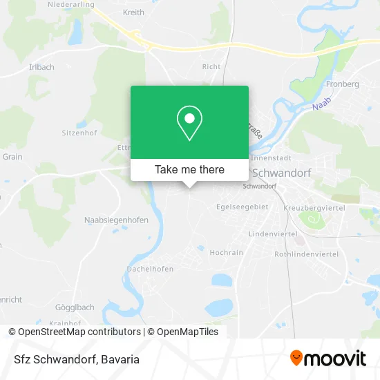 Sfz Schwandorf map