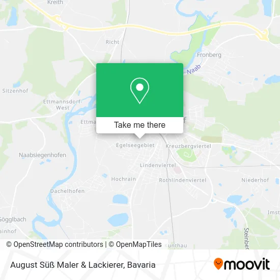 Карта August Süß Maler & Lackierer