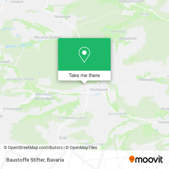 Карта Baustoffe Stifter