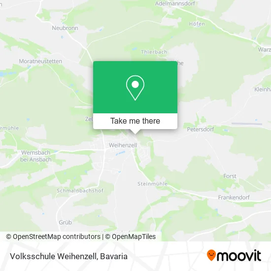 Карта Volksschule Weihenzell