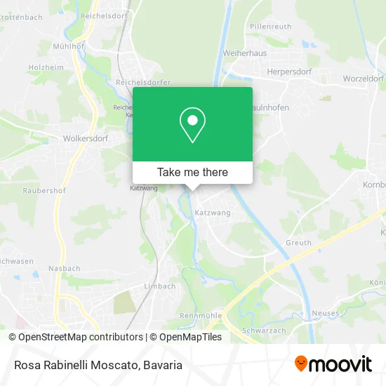 Rosa Rabinelli Moscato map