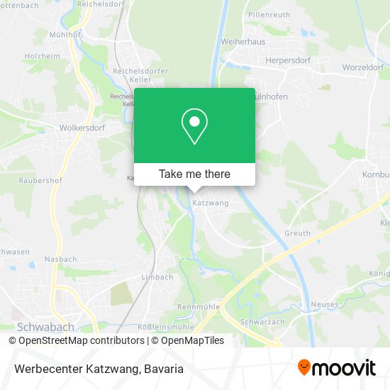 Werbecenter Katzwang map