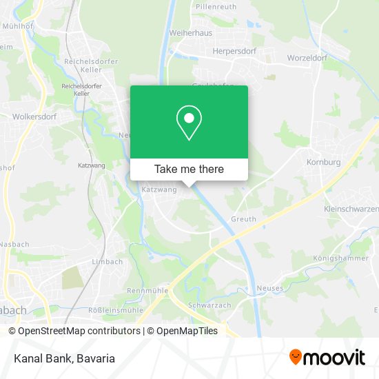 Kanal Bank map