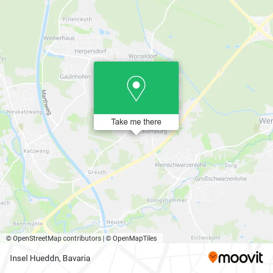 Карта Insel Hueddn