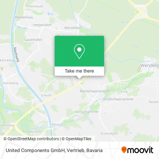 Карта United Components GmbH, Vertrieb