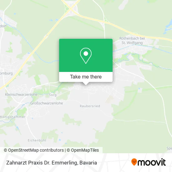 Карта Zahnarzt Praxis Dr. Emmerling