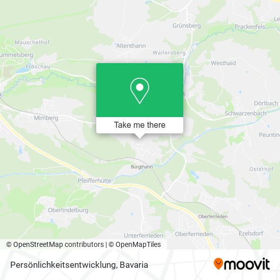 Persönlichkeitsentwicklung map