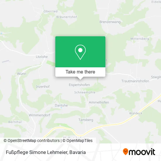 Карта Fußpflege Simone Lehmeier