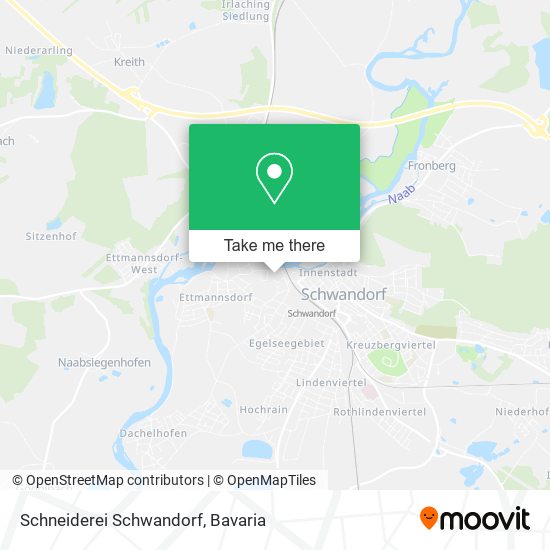 Schneiderei Schwandorf map