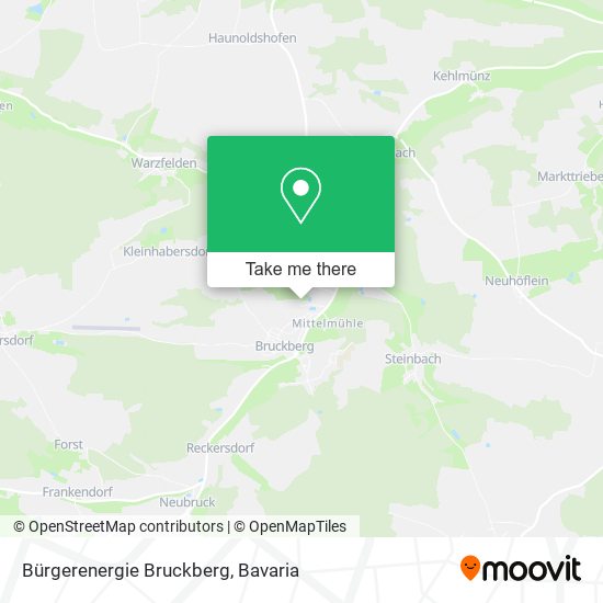 Bürgerenergie Bruckberg map