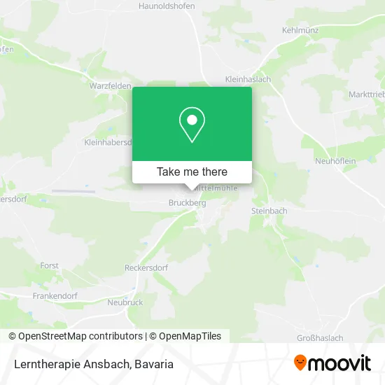 Карта Lerntherapie Ansbach