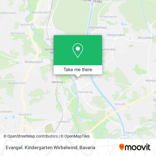 Evangel. Kindergarten Wirbelwind map