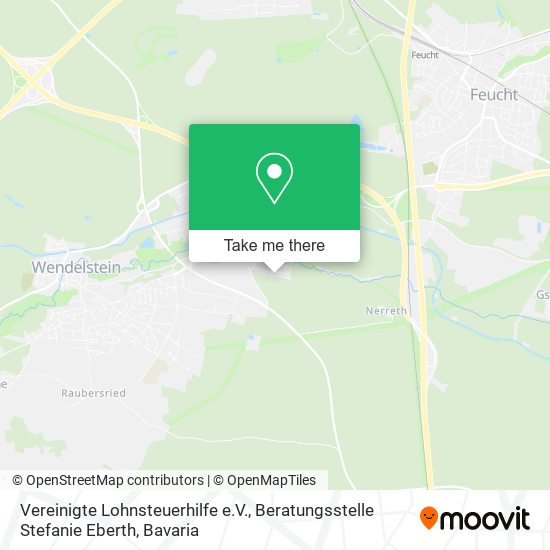 Vereinigte Lohnsteuerhilfe e.V., Beratungsstelle Stefanie Eberth map
