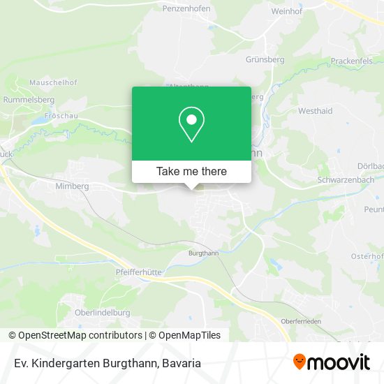 Ev. Kindergarten Burgthann map