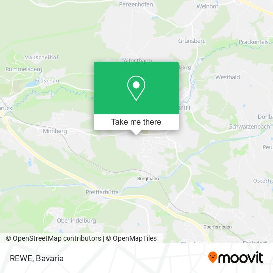 REWE map