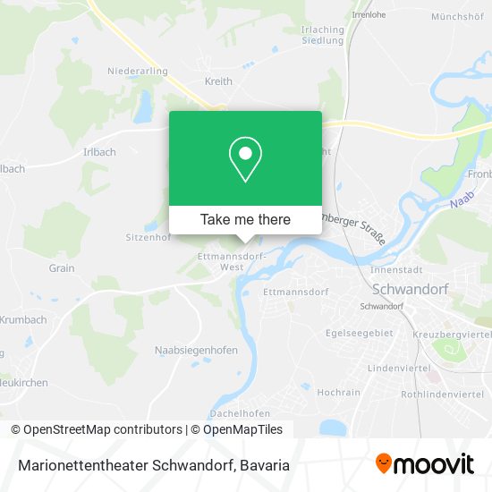 Marionettentheater Schwandorf map