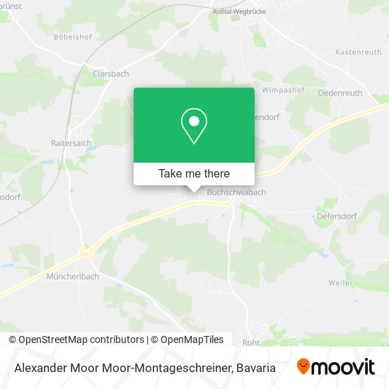 Alexander Moor Moor-Montageschreiner map