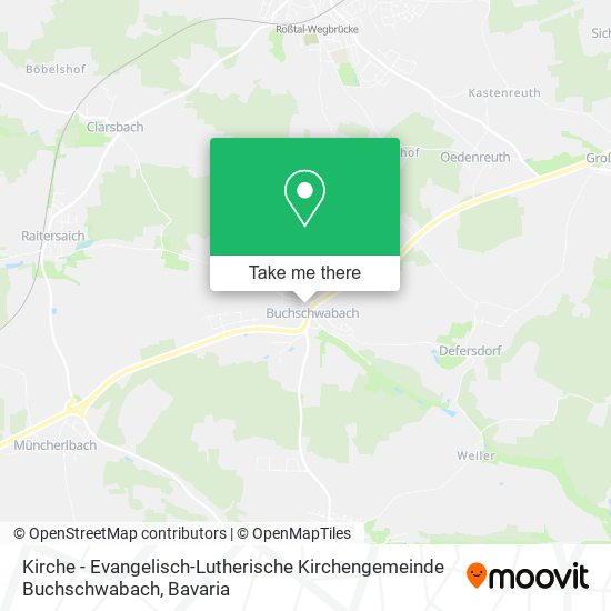 Kirche - Evangelisch-Lutherische Kirchengemeinde Buchschwabach map