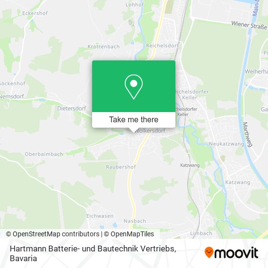 Hartmann Batterie- und Bautechnik Vertriebs map