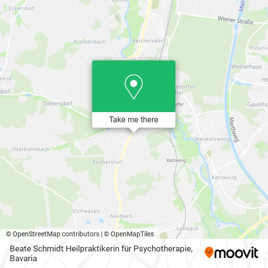 Beate Schmidt Heilpraktikerin für Psychotherapie map