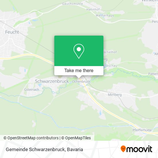 Карта Gemeinde Schwarzenbruck