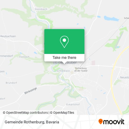 Gemeinde Rothenburg map