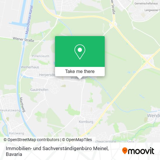Immobilien- und Sachverständigenbüro Meinel map