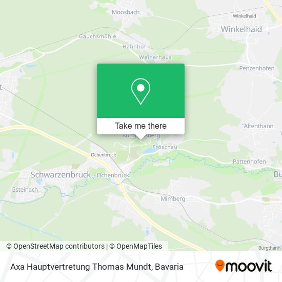 Axa Hauptvertretung Thomas Mundt map