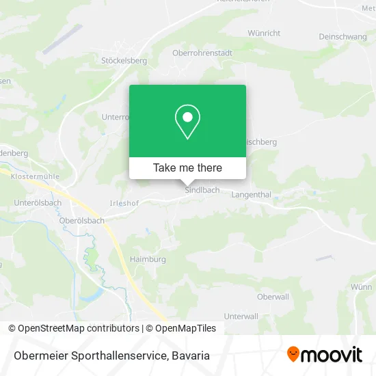 Карта Obermeier Sporthallenservice