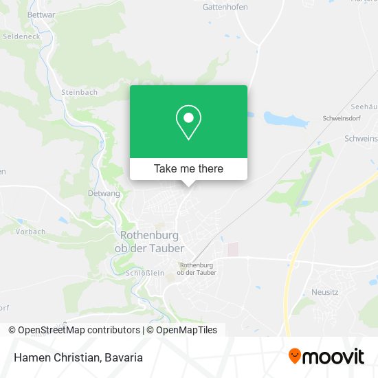 Hamen Christian map