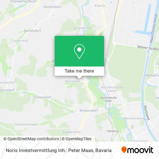 Карта Noris Investvermittlung Inh.: Peter Maas