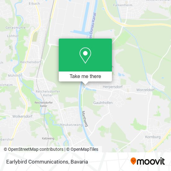 Earlybird Communications map