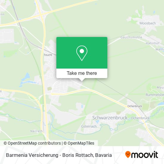 Barmenia Versicherung - Boris Rottach map