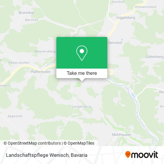 Landschaftspflege Wenisch map
