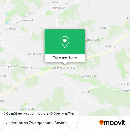 Kindergarten Zwergenburg map